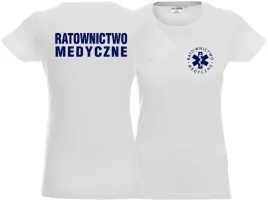 koszulka-damska-ratownictwo-medyczne-biala