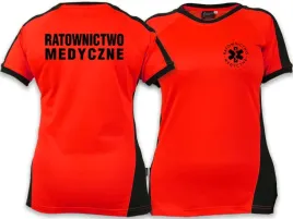 koszulka-ratownicza-fluo-damska-funkcyjna