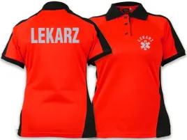 koszulka-ratownicza-polo-fluo-damska-odblaskowa-funkcyjna