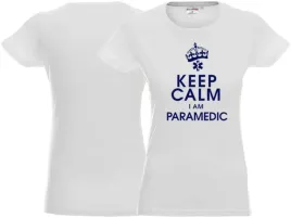 koszulka-damska-keep-calm-i-am-paramedic-biala