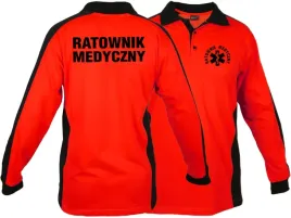 koszulka-ratownicza-polo-fluo-meska-funkcyjna-z-dlugim-rekawem