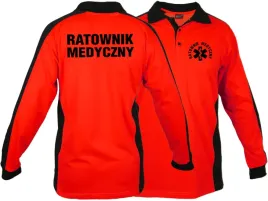 koszulka-ratownicza-polo-fluo-meska-funkcyjna-z-dlugim-rekawem