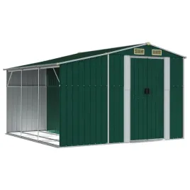 szopa-ogrodowa-zielona-277x279x179-cm-stal-galwanizowana