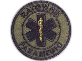 emblemat-ratownik-paramedic-polowy