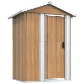 domek-ogrodowy-brazowy-126x975x177-cm-ocynkowana-stal