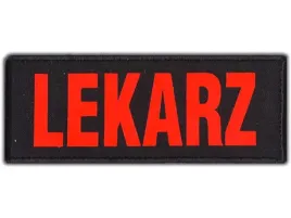 emblemat-lekarz-fluo-na-rzepie-13-x-5-cm