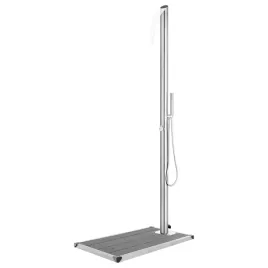 prysznic-ogrodowy-z-szara-podstawa-225-cm-stal-nierdzewna