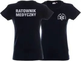 koszulka-ratownicza-granatowa-damska-odblaskowa-funkcyjna
