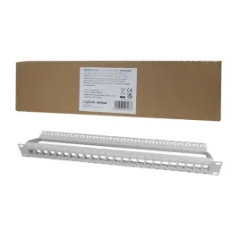 patch-panel-19-logilink-nk4044-24-x-keystone-1u-nieekranowany-szary