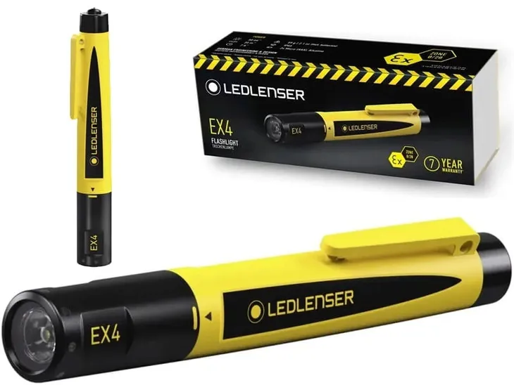 latarka-ledlenser-ex4-yellow-box-stan-nowy-waga-500-g
