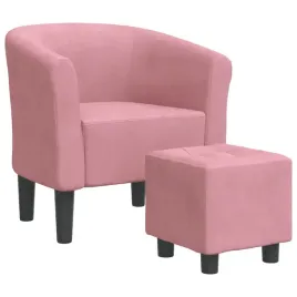 fotel-klubowy-z-podnozkiem-rozowy-obity-aksamitem
