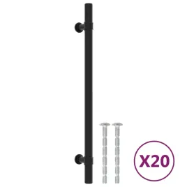 uchwyty-do-szafek-20-szt-czarne-192-mm-stal-nierdzewna