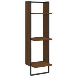 regal-scienny-z-3-polkami-brazowy-dab-30x25x100-cm