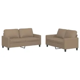 2-osobowa-sofa-z-poduszkami-cappuccino-sztuczna-skora
