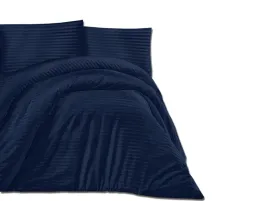posciel-satyna-bawelniana-exclusive-cizgili-navy-blue-140x200
