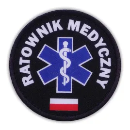 emblemat-kolorowy-ratownik-medyczny-z-flaga-na-rzepie-85-cm
