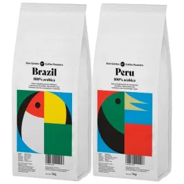 kawa-ziarnista-swiezo-palona-100percent-arabica-peru-brazylia-zestaw-2x1kg