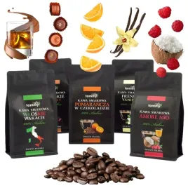 kawa-ziarnista-smakowa-100percent-arabica-zestaw-degustacyjny-5-x-150g-tommy-cafe