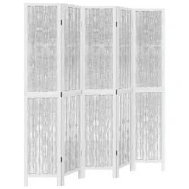 parawan-pokojowy-5-panelowy-bialy-lite-drewno-paulowni