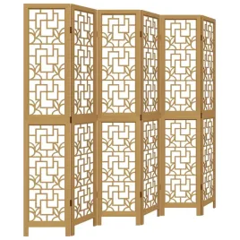 parawan-pokojowy-6-panelowy-brazowy-lite-drewno-paulowni