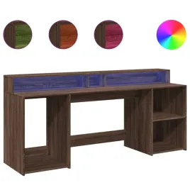 biurko-z-podswietleniem-led-brazowy-dab-200x55x91-cm