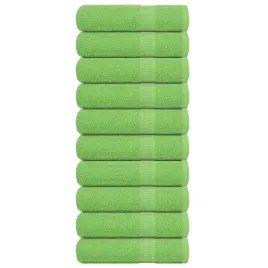 reczniki-kapielowe-10-szt-zielone-100x150-cm-bawelna-100percent