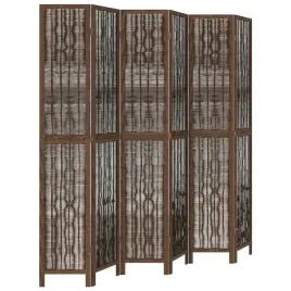 parawan-pokojowy-6-panelowy-ciemny-braz-lite-drewno-paulowni