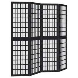 parawan-pokojowy-4-panelowy-czarny-lite-drewno-paulowni
