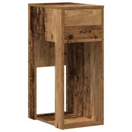stojak-pod-komputer-z-szuflada-stare-drewno-30x44x74-cm