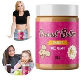 maslo-orzechowe-peanut-butter-100-percent-1000-g-crunchy-1kg-bez-soli-cukru-keto