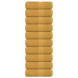 reczniki-10-szt-frogn-zlote-30x30-cm-100percent-bawelna