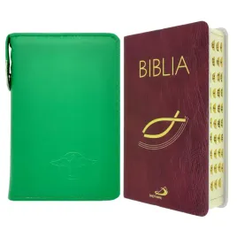 biblia-z-rybka-balacron-paginowana-w-ciemnozielonym-etui