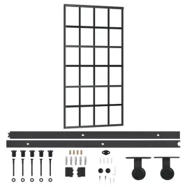 drzwi-przesuwne-z-osprzetem-szklo-esg-i-aluminium-102x205-cm