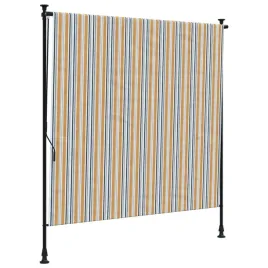 roleta-zewnetrzna-zolto-biala-200x270-cm-tkanina-i-stal