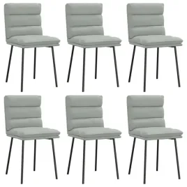 krzesla-stolowe-6-szt-jasnoszare-obite-aksamitem