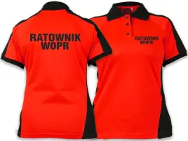 koszulka-polo-ratownik-wopr-damska-fluo