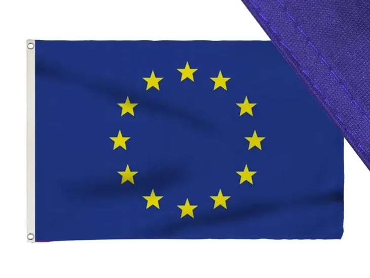 MOCNA Flaga UE 150x90 cm Unia Europejska na maszt