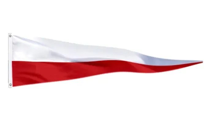 Flaga Wimpel Polska 147x30 Vimpel Proporzec Polski