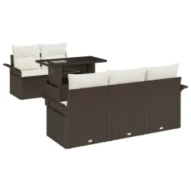 zestaw-sof-na-ogrod-z-poduszka-6-pcs-brazowy-polirattan