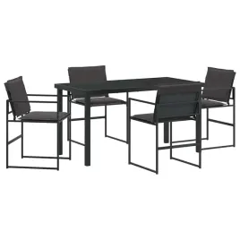 zestaw-do-jadalni-w-ogrodzie-5-pcs-czarny-140-x-70-x-73-cm