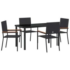 zestaw-do-jadalni-w-ogrodzie-5-pcs-czarny-polirattan