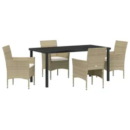zestaw-do-jadalni-w-ogrodzie-z-poduszka-5-pcs-bezowy-polirattan