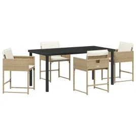 zestaw-do-jadalni-w-ogrodzie-z-poduszka-5-pcs-bezowy-polirattan
