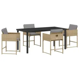 zestaw-do-jadalni-w-ogrodzie-z-poduszka-5-pcs-bezowy-polirattan