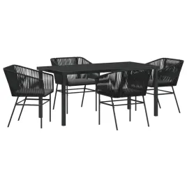 zestaw-do-jadalni-w-ogrodzie-5-pcs-czarny-polirattan