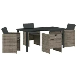 zestaw-do-jadalni-w-ogrodzie-z-poduszka-5-pcs-szary-polirattan