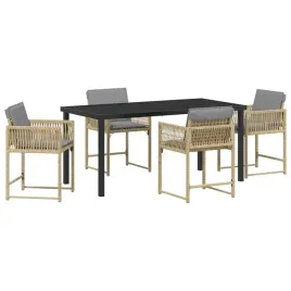 zestaw-do-jadalni-w-ogrodzie-5-pcs-bezowy-polirattan