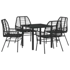 zestaw-do-jadalni-w-ogrodzie-5-pcs-czarny-polirattan