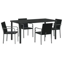 zestaw-do-jadalni-w-ogrodzie-5-pcs-czarny-polirattan