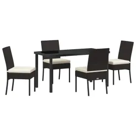 zestaw-do-jadalni-w-ogrodzie-5-pcs-czarny-polirattan